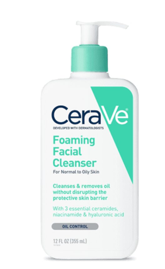 cerave foaming facial cleanser